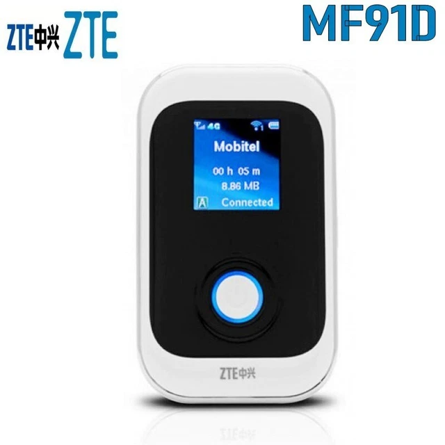 Unlocked ZTE LTE Router ZTE MF91D LTE-FDD 2600/1800MHz Li-Ion battery 2300mAh