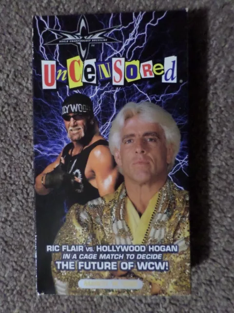 WCW UNCENSORED 1999 (Vhs) Rare Wwf Wwe 99 Hulk Hogan Ric Flair $10.00 ...