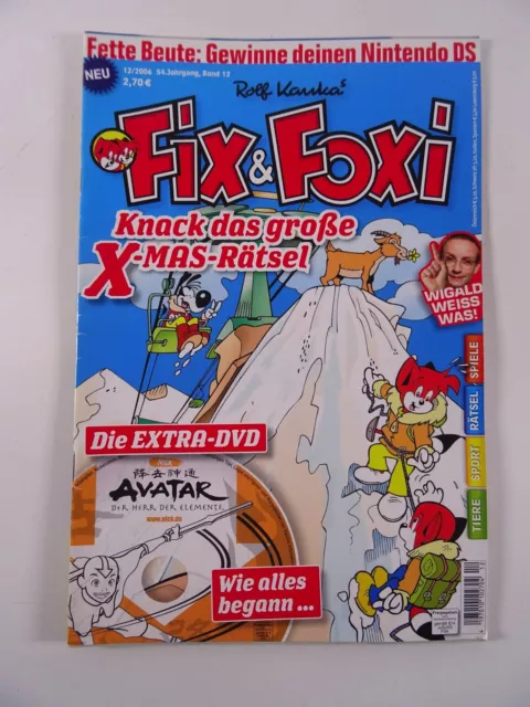 Rolf Kaukas Fix & Foxi Comic-Heft 12/2006 Ausgabe Weihnachten -ohne DVD- (13355)