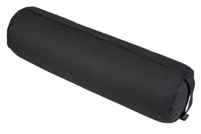 Yoga und Pilates Buchweizen Kissenrolle  Bolster Stützkissen Yogarolle 70 x 20