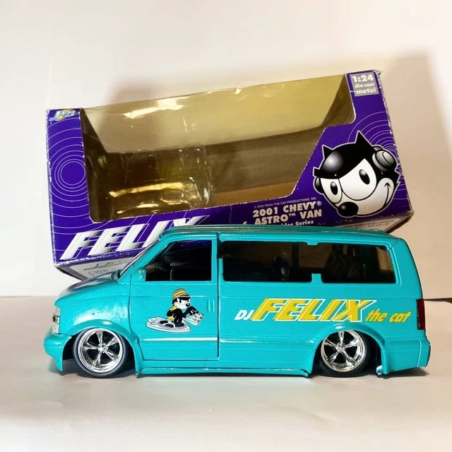 JADA TOYS TOYS Felix The Cat Chevy Astro Van Lowrider Series