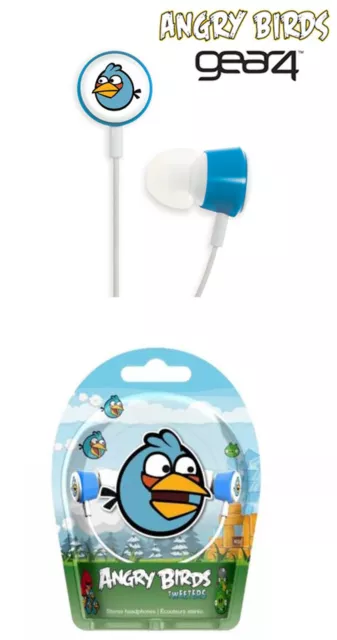 ANGRY BIRDS Gear4 In-Ear-Headphones Stereo Kopfhörer Ohrhörer Tweeters iPhone !!