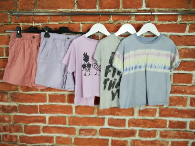 Girl Bundle Age 7-8 Years Zara Sisley Zara M&S Shorts T-Shirts Summer Kids 128Cm