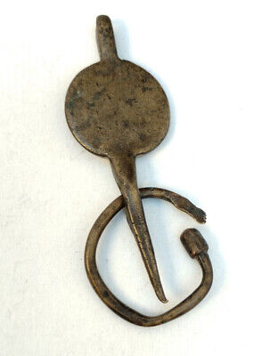Very Rare Ancient Bronze Antique Viking Pendant Artifact Old Amulet Authentic