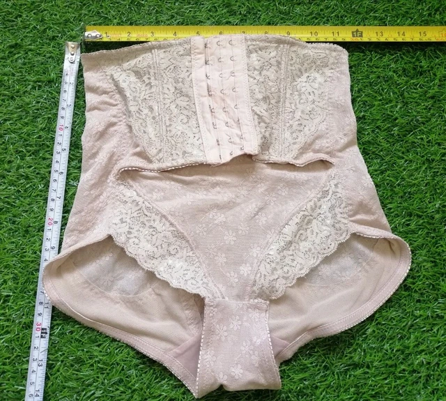 MEDIUM LACE CONTROL Panty M Girdle Nude Waist Nipper Shaper Japan £14.