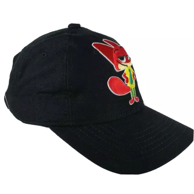 Fox Hat Cool Animated Baseball Cap Black Strapback