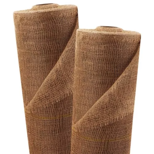 45m x 1m tissu de jute 105g/m² tapis de jute jute de jardin tissu de jute toile