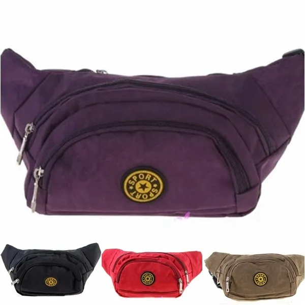 New Waist Fanny Pack Belt Bag Pouch Travel Sport Hip Bum Bag Womens Mens Unisex