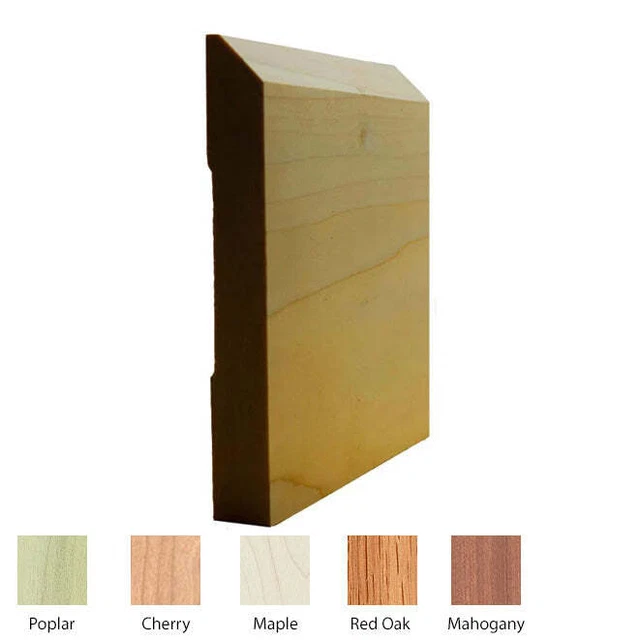 Beveled Baseboard EWBB15, 11/16" x 5-1/4"