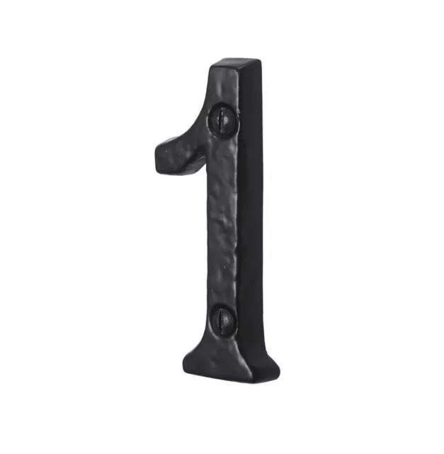 CHOOSE 0-9 BLACK ANTIQUE CAST IRON NUMBER House/Front Door/Building Numeral 3"