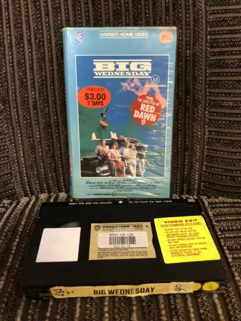 Big Wednesday - Original Warner Bros Home Video - Ex Rental - Vhs Video (Gc)