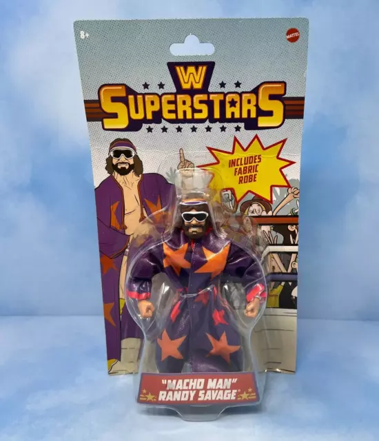 "Figura WWE Superstars: "MACHO MAN" RANDY SAVAGE 6" con vestido (2022, Mattel)