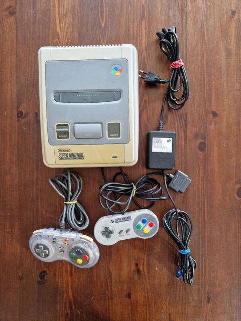 Super Nintendo SNES Konsole PAL original 1x Controller und Kabel
