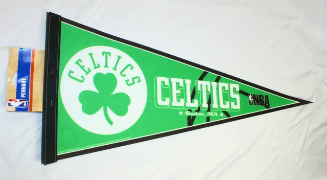 BOSTON CELTICS BASKETBALL NBA Classic 12"x30" équipe fanion dortoir