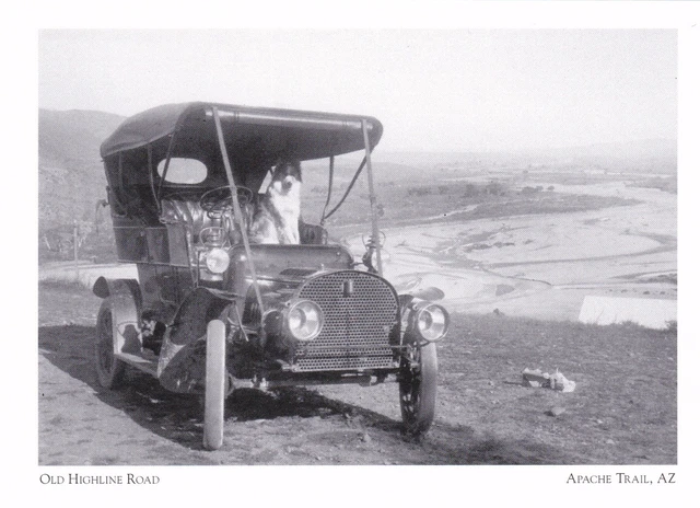 *Postcard-"Old Highline Road"  /View 1907/ *Apache Trail, AZ. (S90)