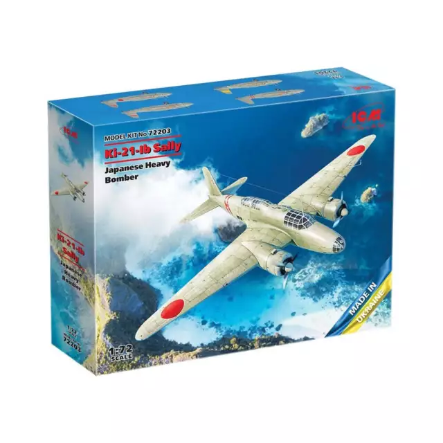 ICM 72203 1/72 Mitsubishi Ki-21-Ib Sally Japanese Heavy Bomber