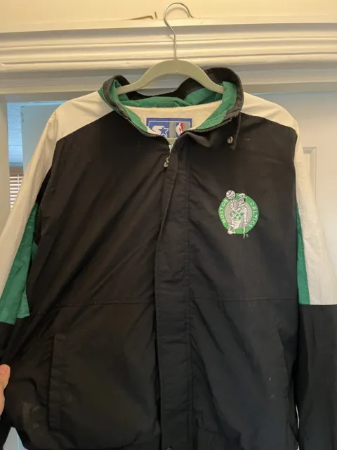 celtics starter jacket large