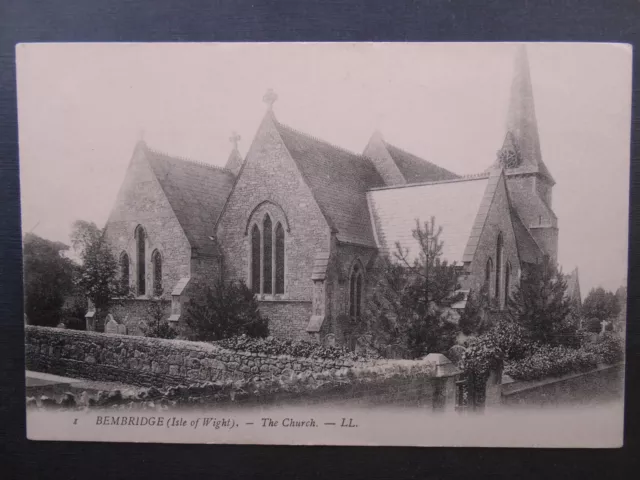 LL No 1 The Church BEMBRIDGE Isle of Wight - Louis Levy c1908