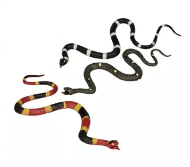 Ravensden Rubber Stretchy Snake Figure 35Cm - R016Sn Realistic Wild Reptile