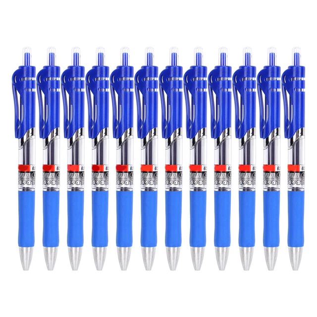 (blue) Carbon Pen Office Supplies 12 Pieces Of Office Stationery Easy