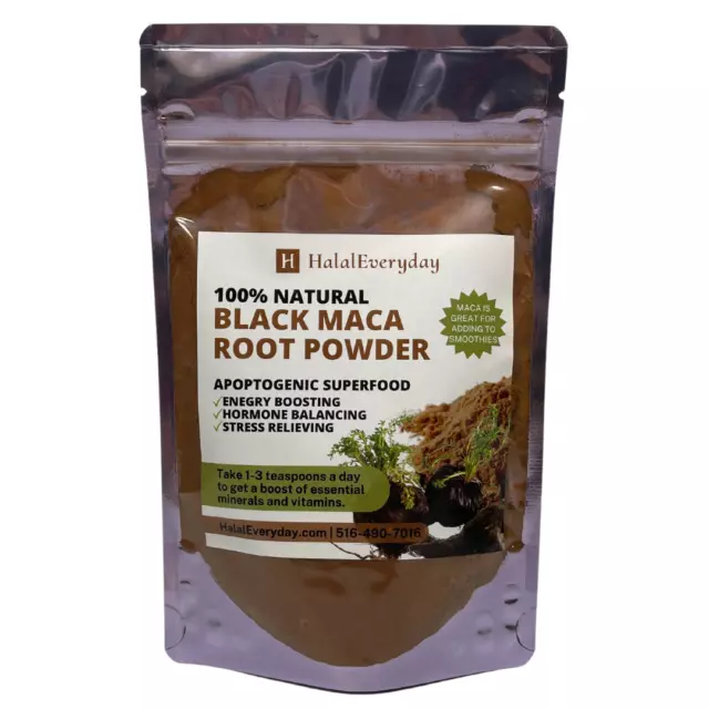 Maca Root Powder Black  Raw Pure Natural NonGMO Peruvian Superfood Bulk