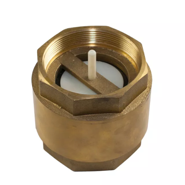 Brass Spring Check Valve Female BSP Thread Non Return - 2 Inch