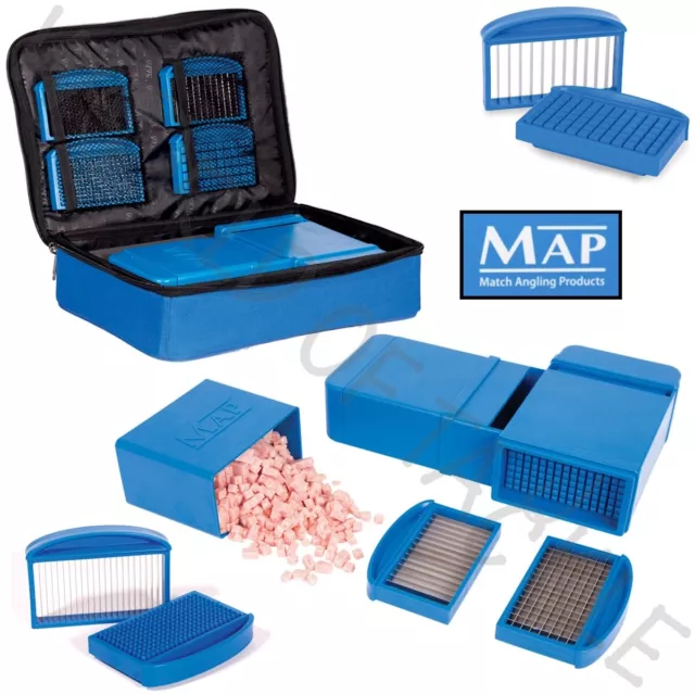 Map Meat Cutter Set Spare Blades Storage Case Coarse Match Fishing All Sizes