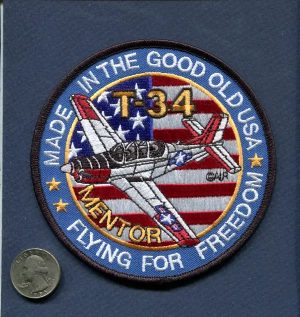 Beechcraft T-34 MENTOR US NAVY USMC Aviator Training VT Squadron Patch