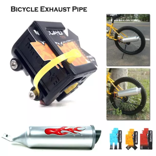 Bike Turbo Pipe Exhaust System Turbospoke Sound Motorcycle Megaphone KE