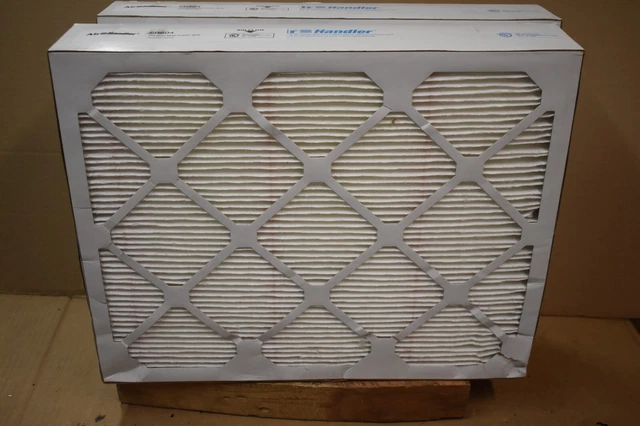 AIR HANDLER 6B604 Mini-Pleat Air Filter 16x20x4 Lot of  2