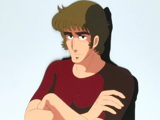Area 88 - Rocky Original Japanese Animation Art Production Cel Anime Douga