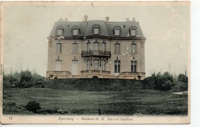 EPERNAY - Marne - CPA 51 - la maison de M. Marcel Gallice