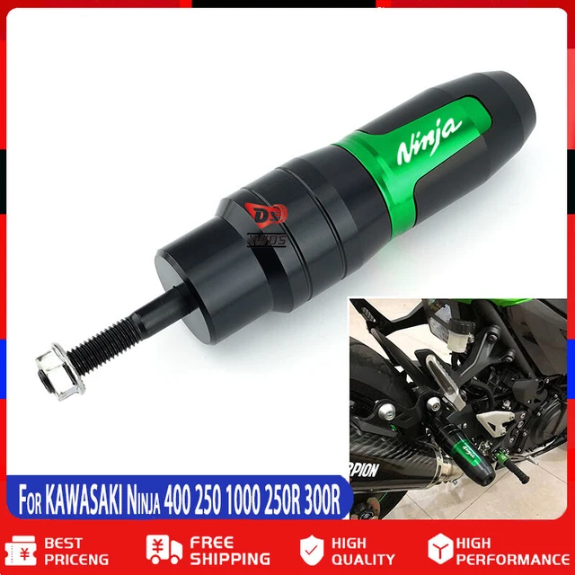For KAWASAKI Ninja 400 250R 300R Frame Slider Crash Exhaust Sliders Protector