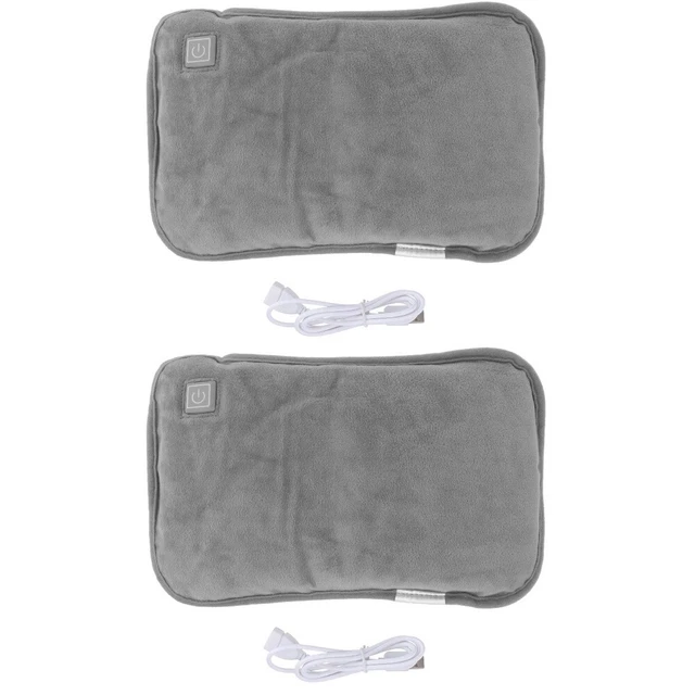 2pcs portatile USB riscaldamento acqua calda bottiglia di acqua peluche