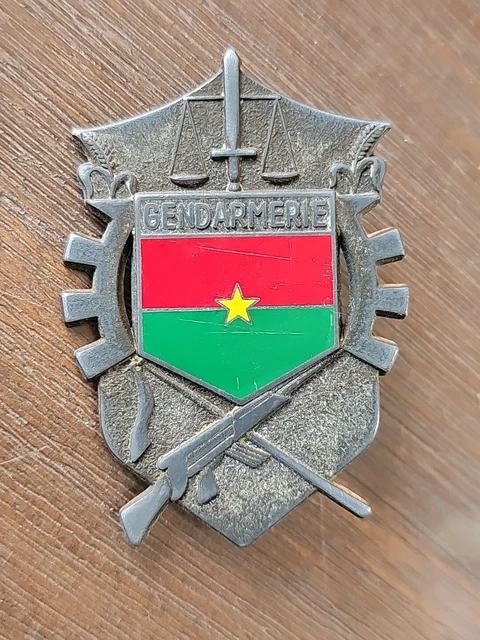 Insigne Vintage Gendarmerie Ski Montagne EGM 24/5 Numéroté - Authentique Occasion