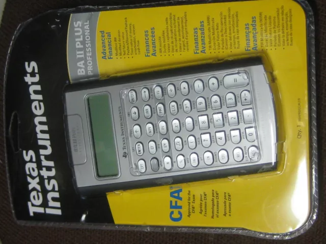 Texas Instruments TI BA II Plus Professional Financial Calculator