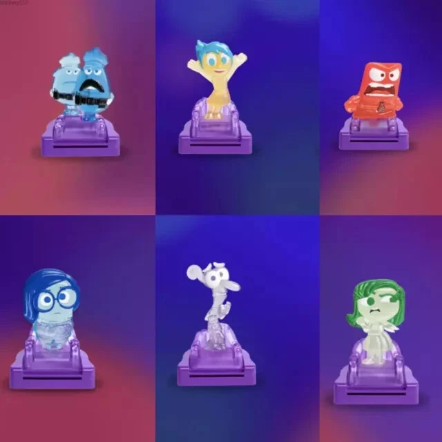 2024 INSIDE OUT 2 MCDONALDS Disney Pixar Happy Meal Toys Set Of 6 34.