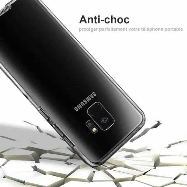 COQUE PROTECTION 360 INTÉGRALE pour Samsung S10 S9 S8 J6 J4 note8/9 A10 A20e/A40 3