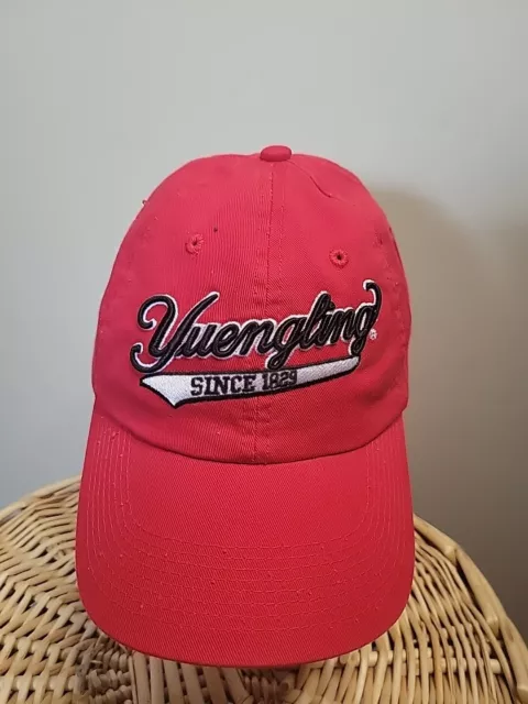 Yuengling Since 1829 Hat Ball Cap Beer Adjustable Red  Stitch Embroidery