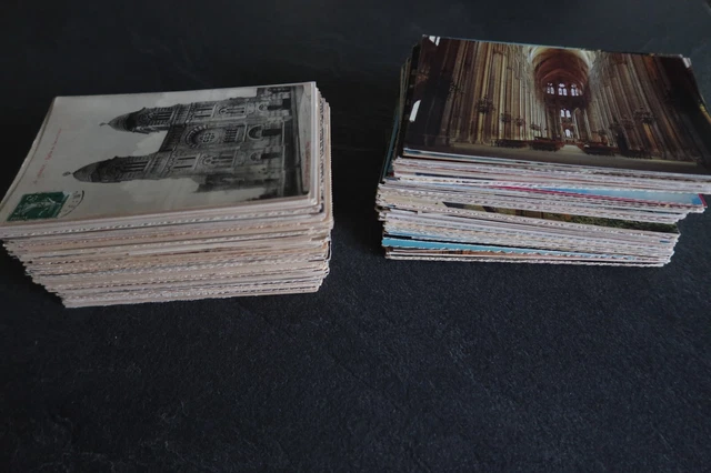 Lot 359 Cartes postales (160 CPA, 85 CPSM pf, 114 CPSM-CPM gf) - Thème religion