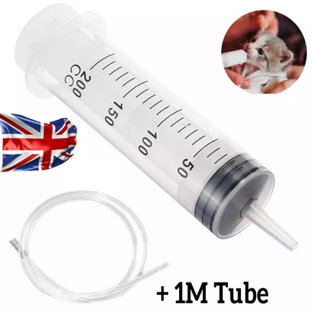 Reusable Big Large Plastic Hydroponics Nutrient Measuring Syringe UK 100-500ML