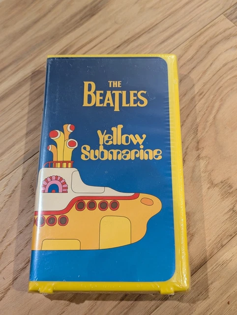 Yellow Vhs Shell THE BEATLES YELLOW Submarine Animated Movie VHS 1999 Clamshell Factory ...