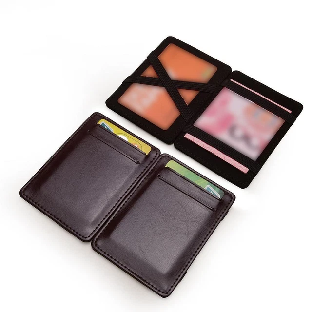 Magic Wallet Business Card Card Case Bank Card Cases Men's Wallets new O8P2