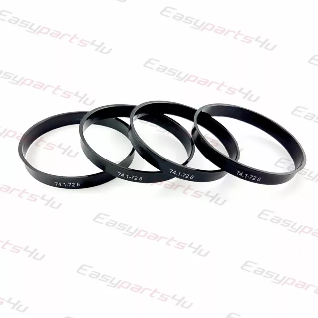 4x Set Felgen Zentrierringe 74,1mm - 72,6mm Alufelgen BMW E34 E36 E46 E60 E61