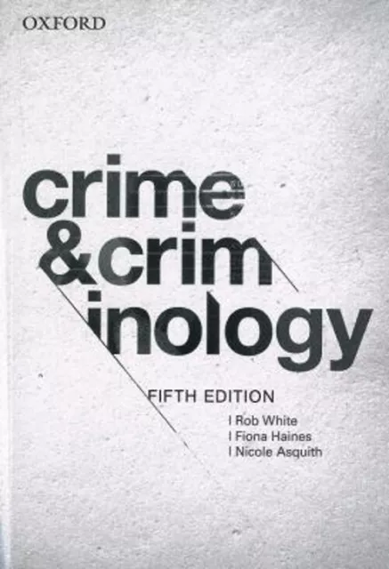 Crime Et Criminology 5e Livre de Poche Rob, Asquith, Nicole,