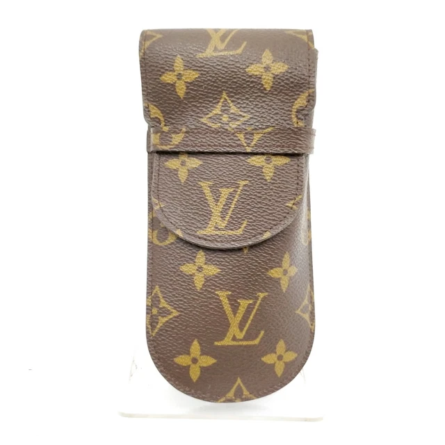 Louis Vuitton LV Eye Glasses Case  Etui a Lunettes Rabat Brown Monogram 1222007