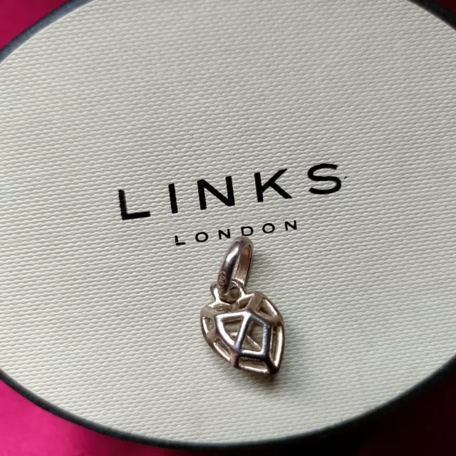 Links Of London Silver Flutter & Wow Charm In Fab Con Rare