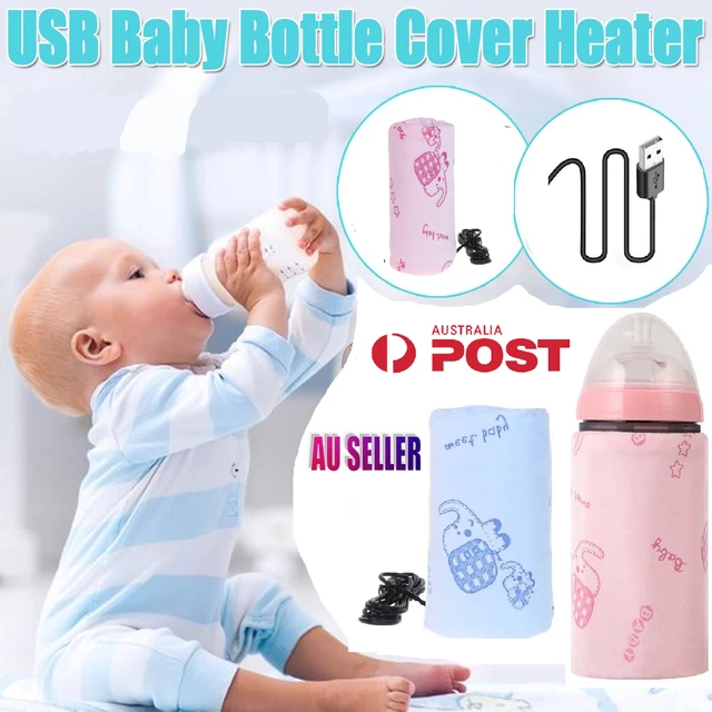 Baby Milk Bottle Warmer Travel Heater Bag Pouch Portable Feeding USB Cup Cover