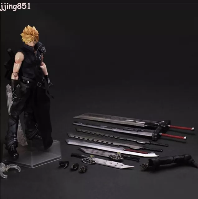 Play Arts Kai Final Fantasy VII Remake Cloud Strife I PVC Action Figures Boxed