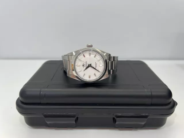ADDIESDIVE AD2030 Unisex Watch 36mm VH31 Quartz Wristwatch 10ATM White Sand Dial